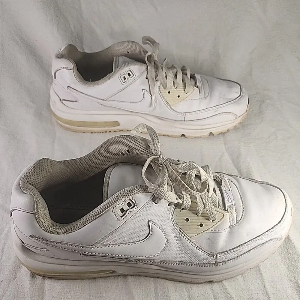 Shoes NIKE Air Max Wright 2013 White Running Sneakers Tennis Mens 13